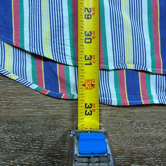 Ralph Lauren Shirt Men's XL Multicolor Striped Button Down Preppy Casual - Picture 7 of 7